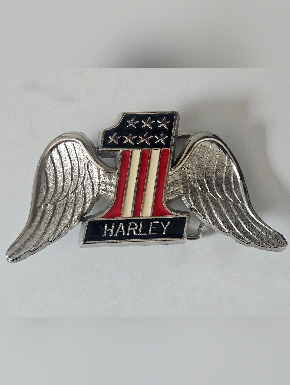 Harley Davidson 1970s Unisex Vintage Metal Belt Buckle